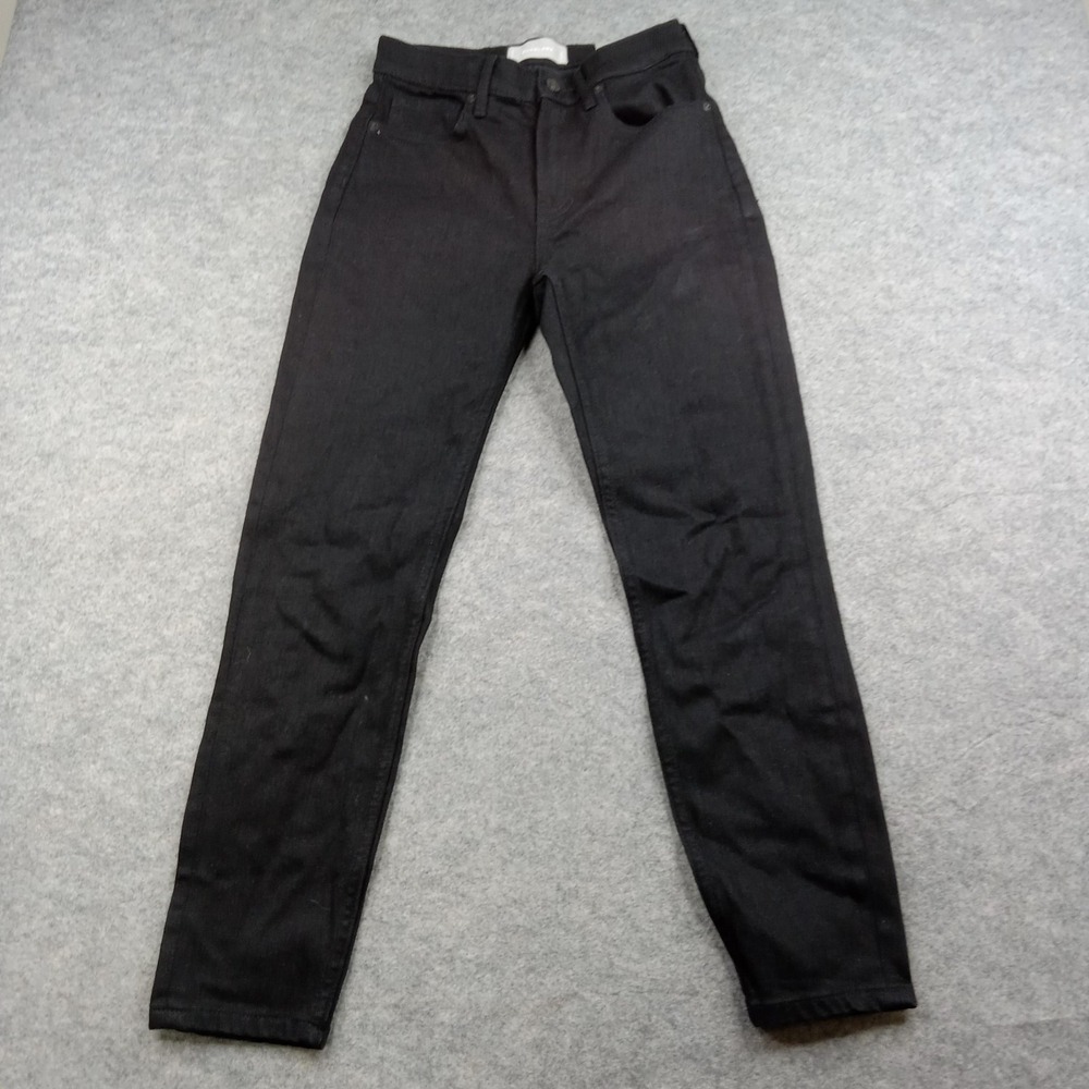 Everlane Jeans Womens 26 Ankle Black High Rise Skinny‎ Stretch Denim Pants